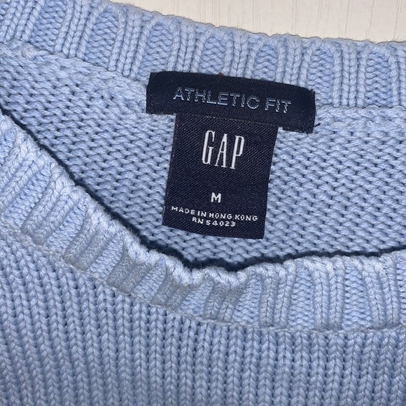 Gap Athletic Fit light blue sweater - Picture 2 of 3